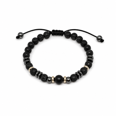 Pulsera de Piedra Volcanica