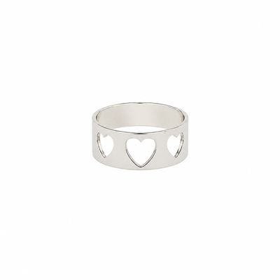 Anillo Corazon Calado