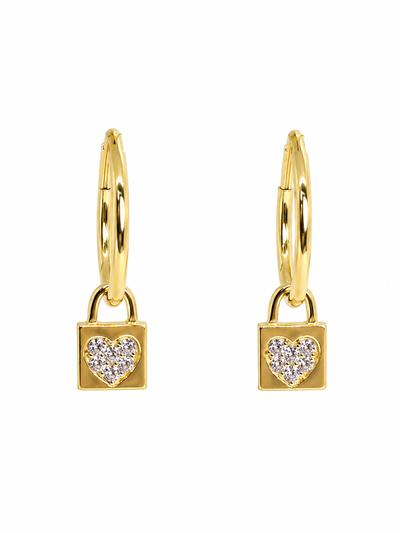 Argollas Candado Corazon
