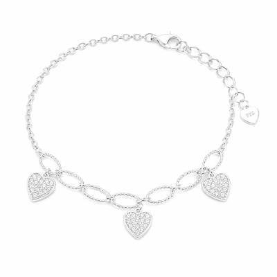 Pulsera corazones