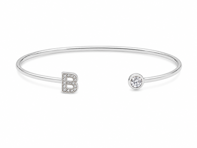 Pulsera Esclava letra B 