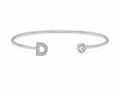 Pulsera Esclava Letra D