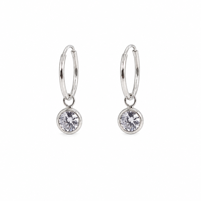 Aros argollas Colgante