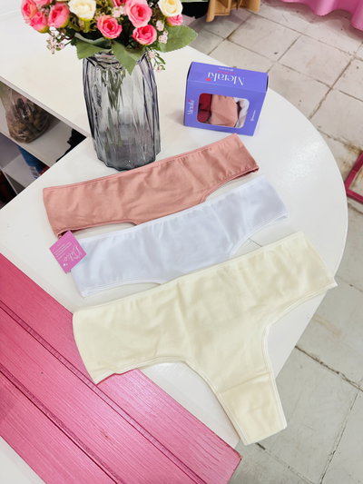 Pack x3 Culottless Algodón Lisa (34 al 50)
