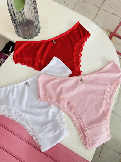 Pack x3 Vedetina Microfibra Labrada (42 al 48)