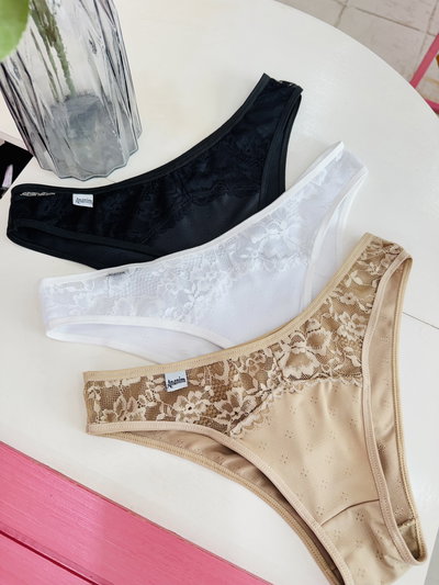 Pack x3 Vedetina Microfibra labrada (34 al 42)