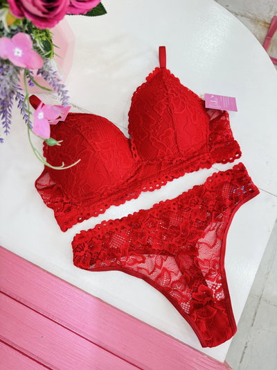 Conjunto Victoria Rojo