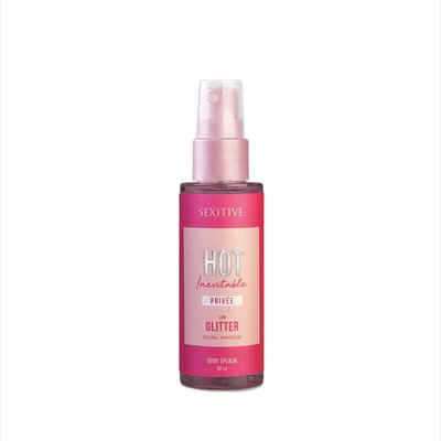 BODY SPLASH SEXITIVE HOT INEVITABLE PRIVEE CON GLITTER