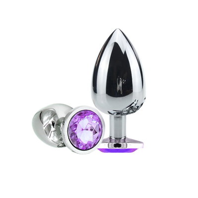 PLUG DE ACERO SMALL CON STRASS