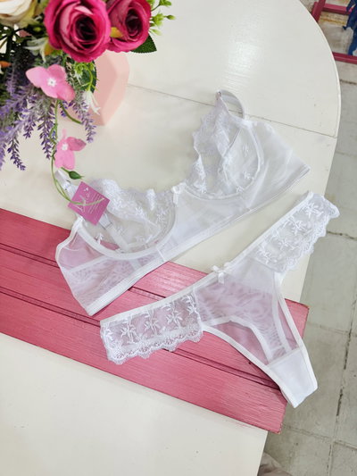 Conjunto Esmeralda Arco Blanco