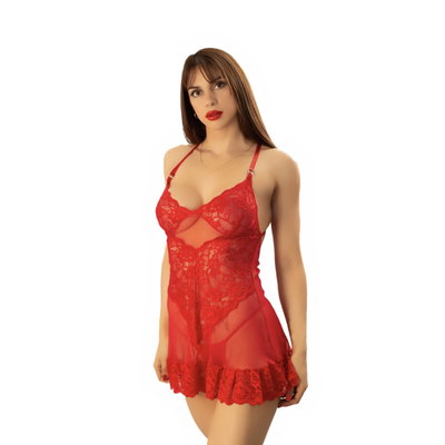 BABY DOLL PASIONEL VENECIA ROJO