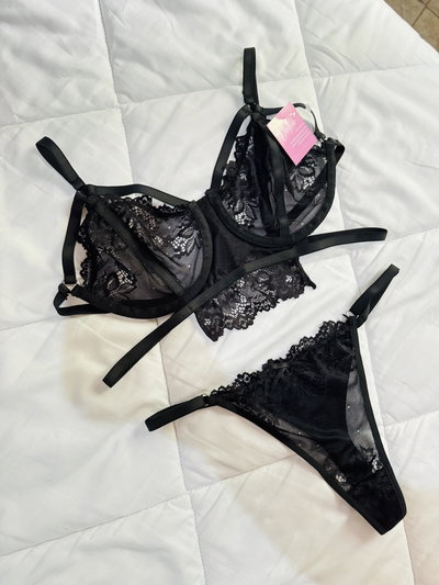 Set 3 Piezas Daphne Negro