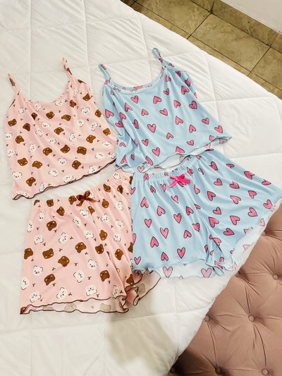 Pijama Julieta Celeste 