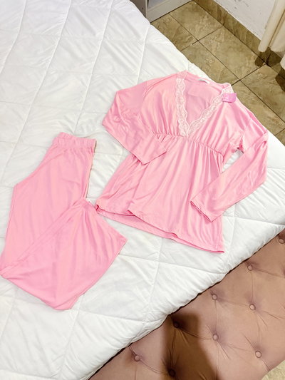 Pijama Evelyn Rosa