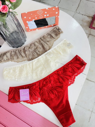 Pack x3 Colaless Alg/ Encaje Elisar (44-46-48)
