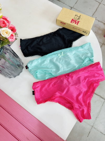 Pack x3 Culotte Plumeti Sayka (34-36-38) OFERTA