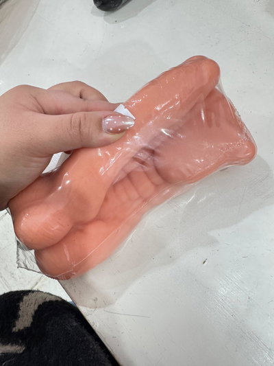 Consolador Vibrador Con Torso de Hombre 17,5x3,5cm