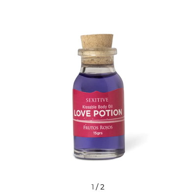 MINI Aceite Comestible Love Potion Frutos Rojos - 15grs