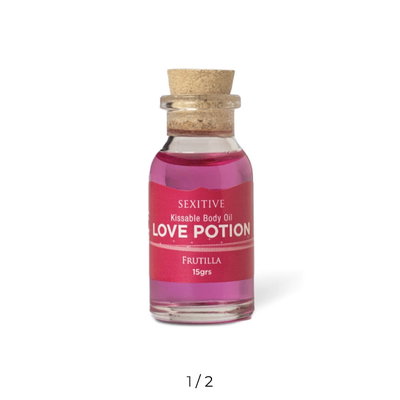 MINI Aceite Comestible Love Potion Frutilla - 15grs