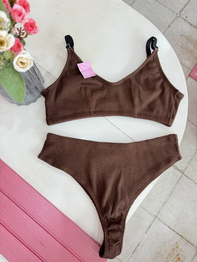 Conjunto Ludmila Morley Chocolate