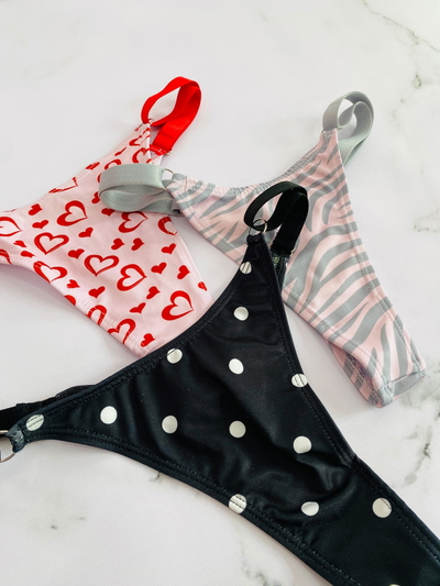 Pack x3 Less Regulable Estampada Lycra