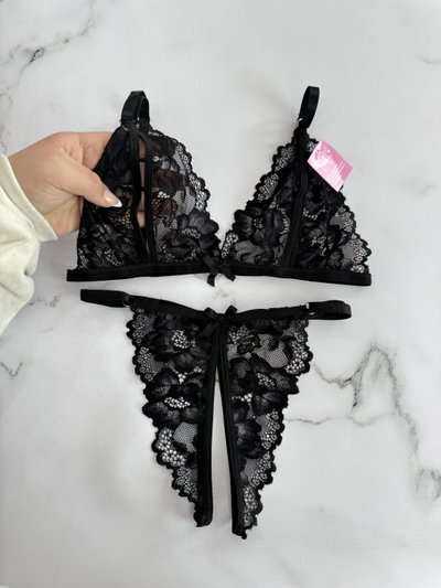 Conjunto Erotico Salomé Negro