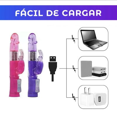 Vibrador Estimulador De Clítoris Y Punto G Consolador Recargable