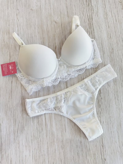 Conjunto Irina Microfibra Blanco
