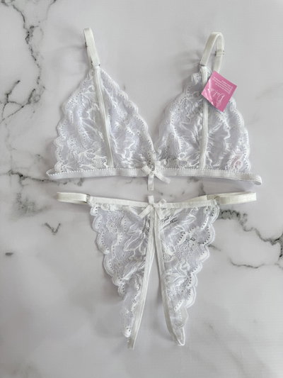 Conjunto Erotico Salomé Blanco