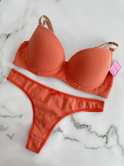 Conjunto Emma Salmon Algodón 