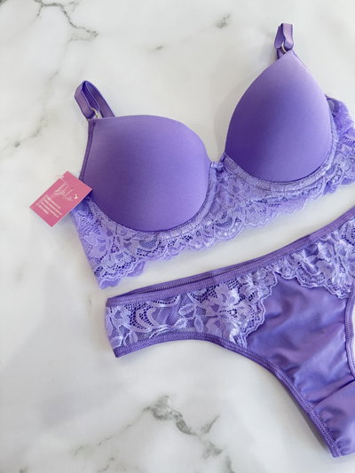 Conjunto Irina Microfibra Lila