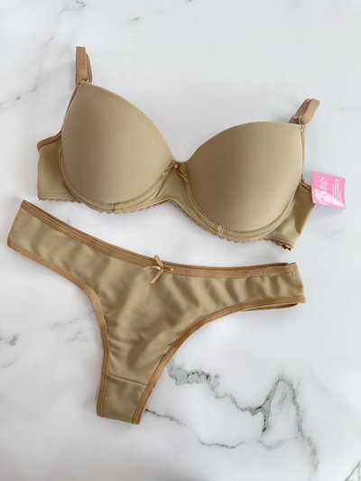 Conjunto Pilar Nude Microfibra
