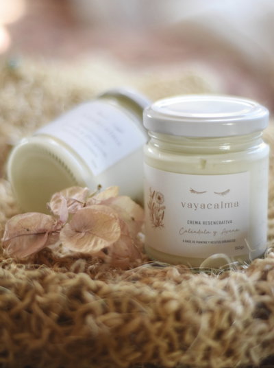 CREMA NATURAL DE AVENA Y CALENDULA