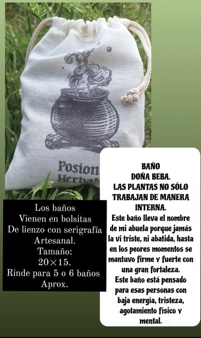 BAÑO DE PLANTAS DOÑA BEBA