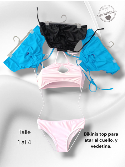 Bikini top con vedetina