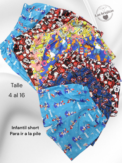 SHORT AGUA INFANTIL