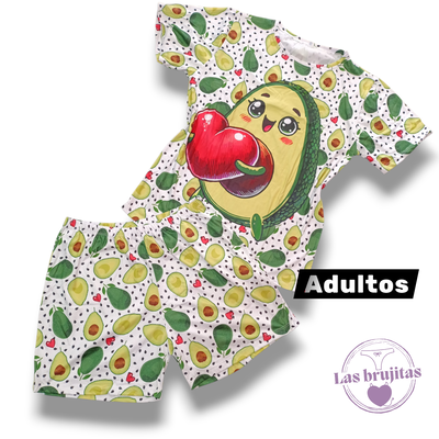 PIJAMA REMERA+SHORT T.6(54/58)