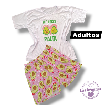 PIJAMA REMERA+SHORT t.7(54/56)