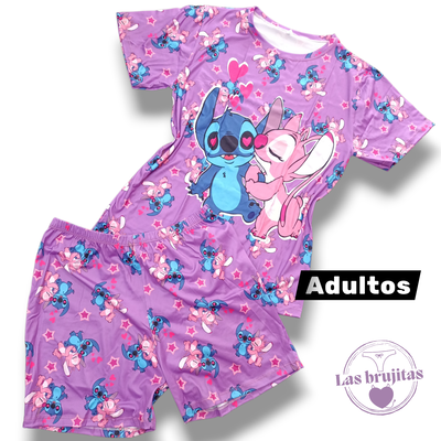 PIJAMA REMERA+SHORT T.5(50/54)