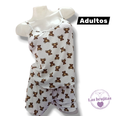 PIJAMA TOP+SHORT T.5(46/48)