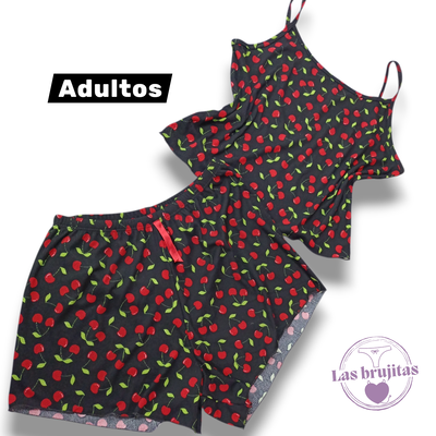 PIJAMA TOP+SHORT T5(46/48)