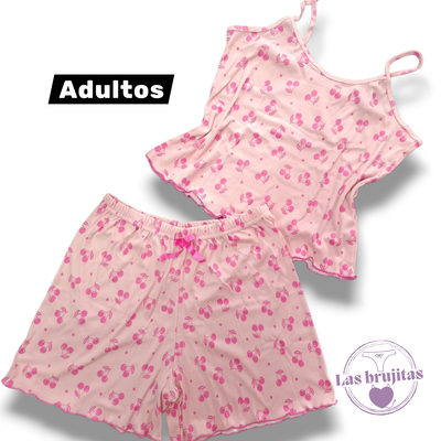 PIJAMA TOP+SHORT T.6(50/52)