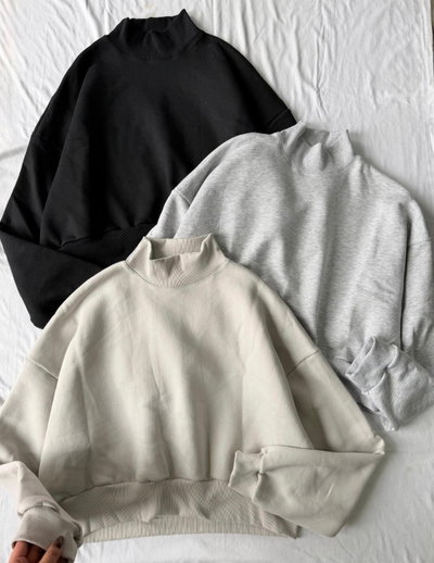BUZO CROP POLERA