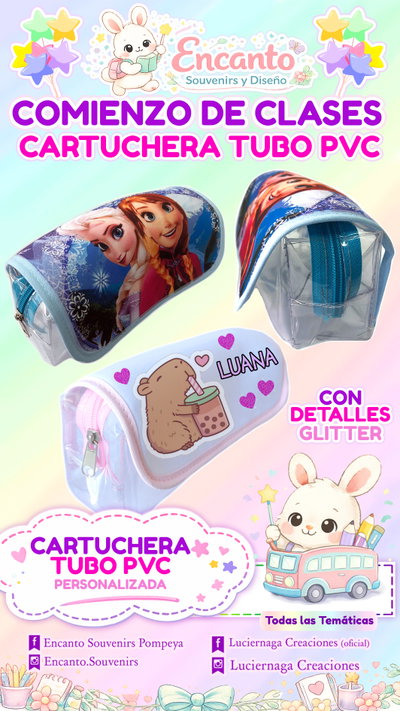 Cartuchera Tubo PVC