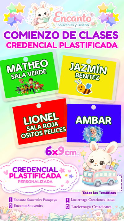 Credencial Plastificada