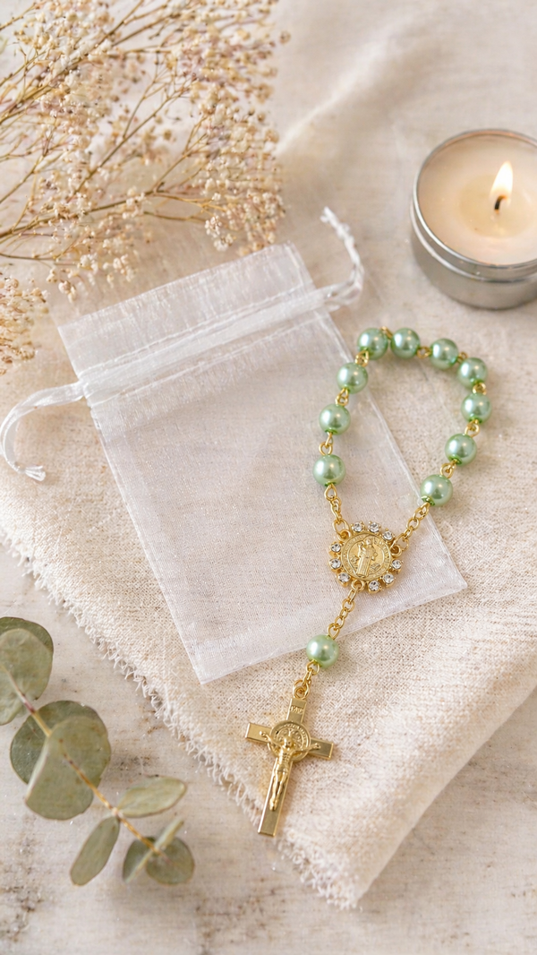 15 Denario Pulsera con Bolsita y Tag