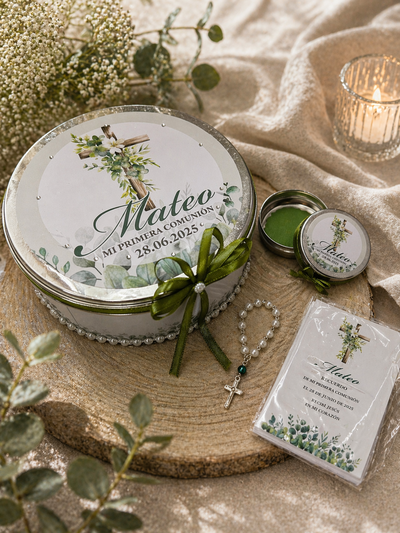 15 Souvenir Lata con Denario + 30 Estampas
