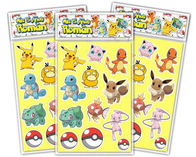 12 Souvenir Plancha Stickers Troquelados