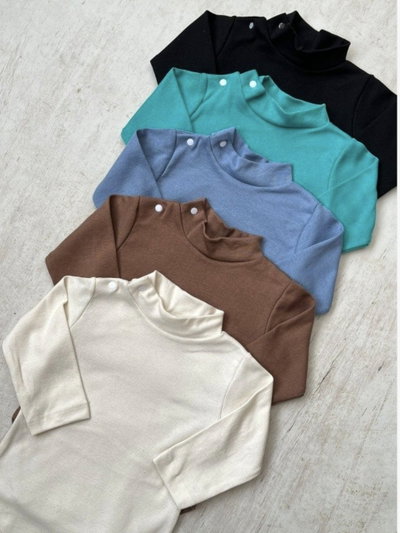 BODY CUELLO POLERA CON BROCHE 