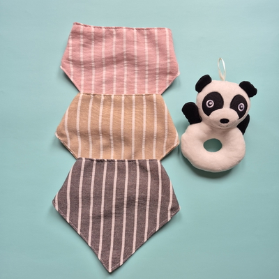 BABERO BANDANA RAYADO 